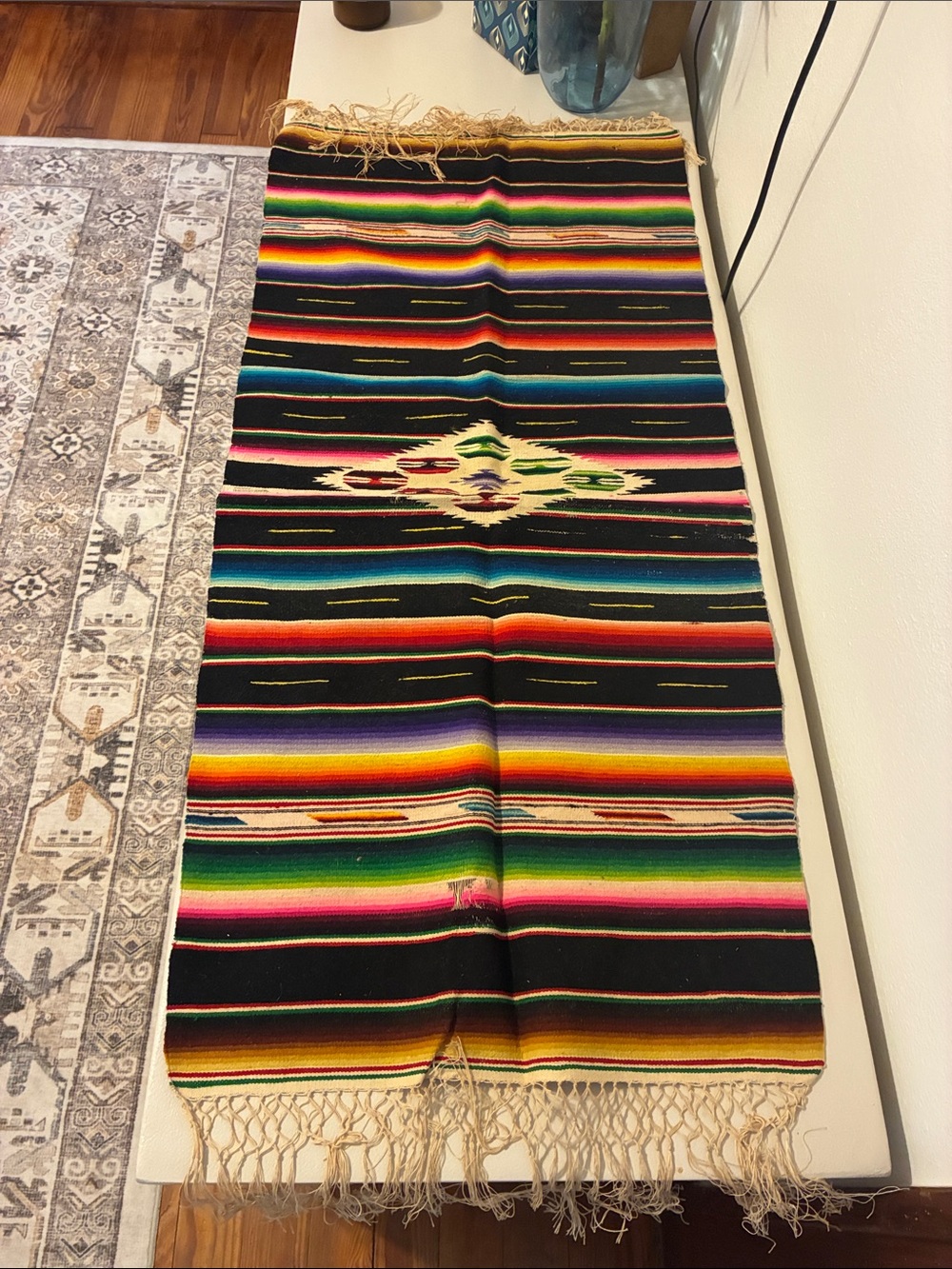 Vintage Mexican serape